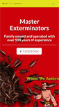 Mobile Screenshot of masterexterminators.com